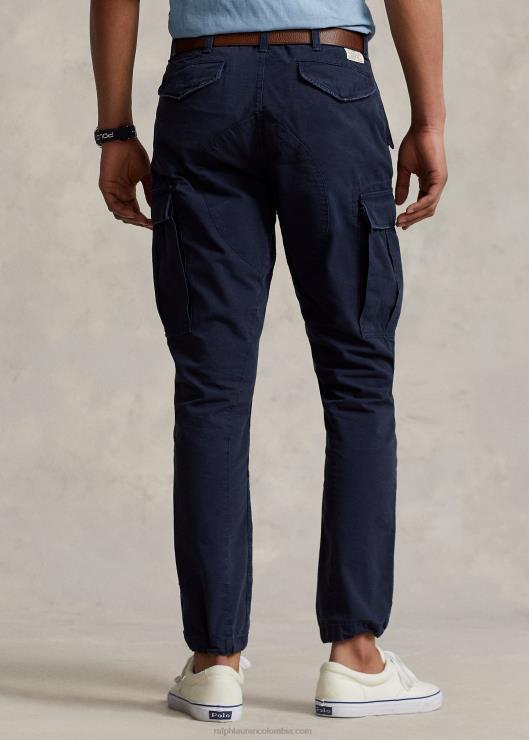 pantalones cargo slim fit de lona hombres aviador de la marina Ralph Lauren 2XR2V504