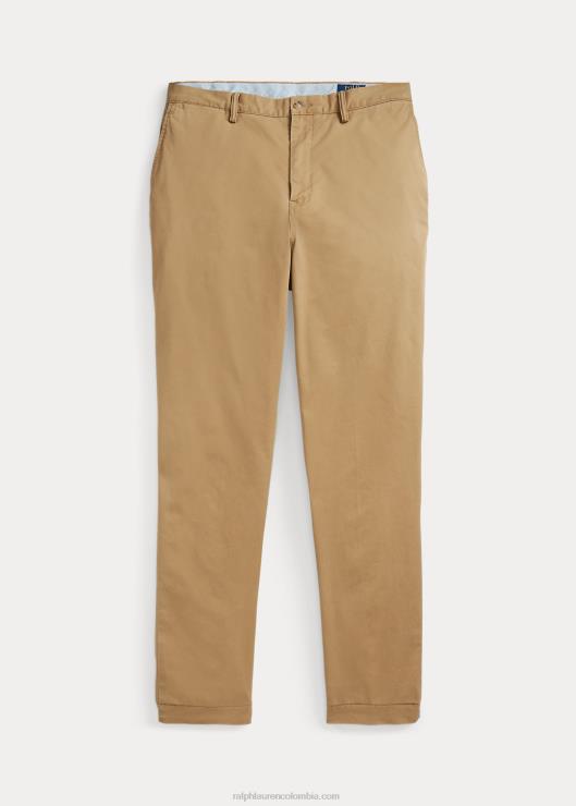 pantalones chinos elásticos de corte clásico hombres enviar bronceado Ralph Lauren 2XR2V1860