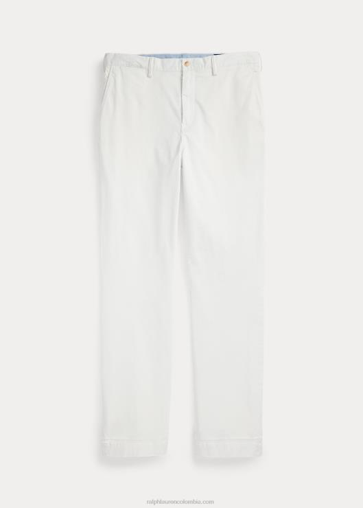 pantalones chinos elásticos de corte clásico hombres lavaplatos blanco Ralph Lauren 2XR2V1864
