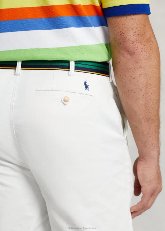 pantalones chinos elásticos de corte clásico hombres lavaplatos blanco Ralph Lauren 2XR2V1864