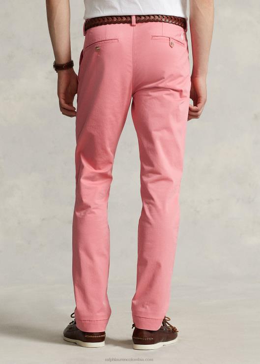 pantalones chinos elásticos lavados todos los ajustes hombres rojo pálido Ralph Lauren 2XR2V8390