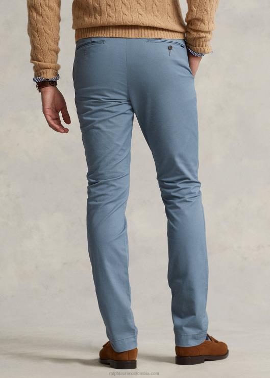 pantalones chinos elásticos slim fit hombres ancla azul Ralph Lauren 2XR2V472