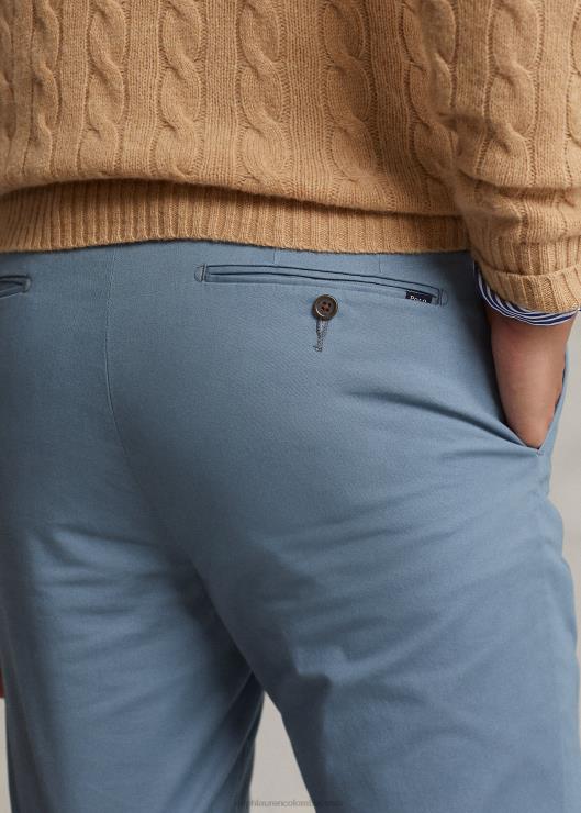 pantalones chinos elásticos slim fit hombres ancla azul Ralph Lauren 2XR2V472