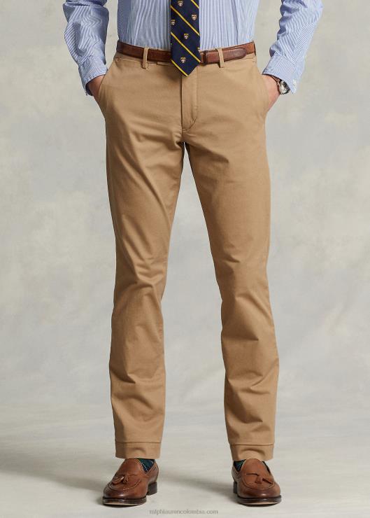 pantalones chinos elásticos slim fit hombres caqui montana Ralph Lauren 2XR2V474
