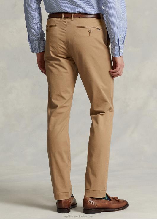 pantalones chinos elásticos slim fit hombres caqui montana Ralph Lauren 2XR2V474