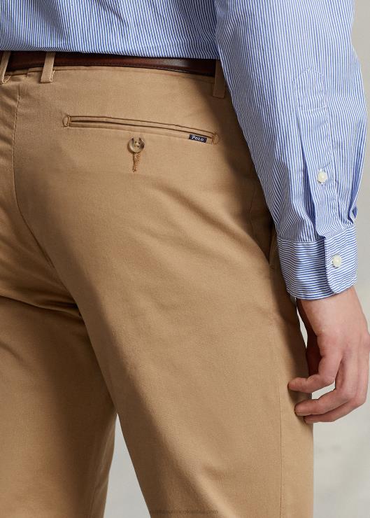 pantalones chinos elásticos slim fit hombres caqui montana Ralph Lauren 2XR2V474
