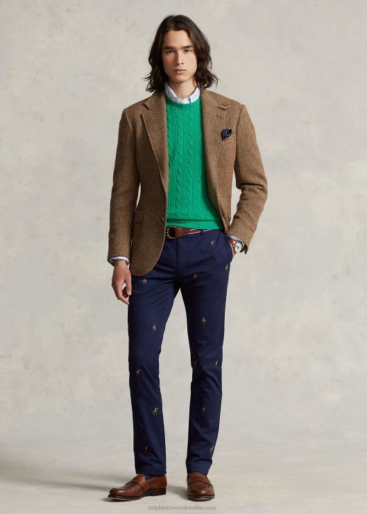 pantalones chinos stretch slim fit bordados hombres nep Ralph Lauren 2XR2V1045