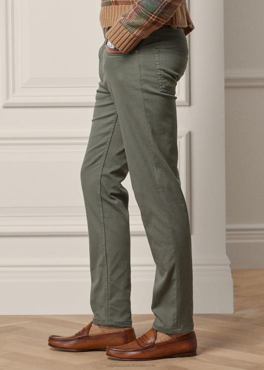 pantalones dobby elásticos slim fit hombres isla azul Ralph Lauren 2XR2V85