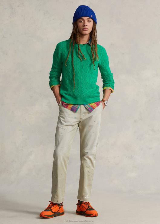 pantalones salinger rectos desgastados hombres cedrohurst Ralph Lauren 2XR2V99