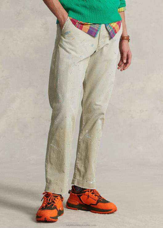 pantalones salinger rectos desgastados hombres cedrohurst Ralph Lauren 2XR2V99