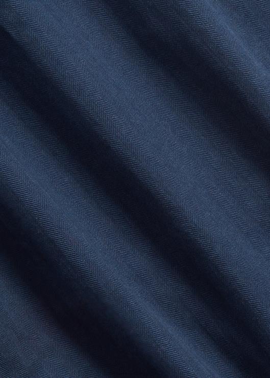 pantalones slim fit de sarga con diseño de espiga hombres vale la pena la marina Ralph Lauren 2XR2V1703