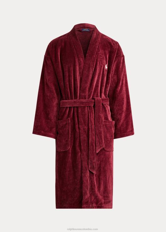 bata de toalla hombres vino clasico Ralph Lauren 2XR2V495