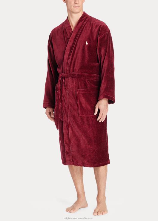 bata de toalla hombres vino clasico Ralph Lauren 2XR2V495