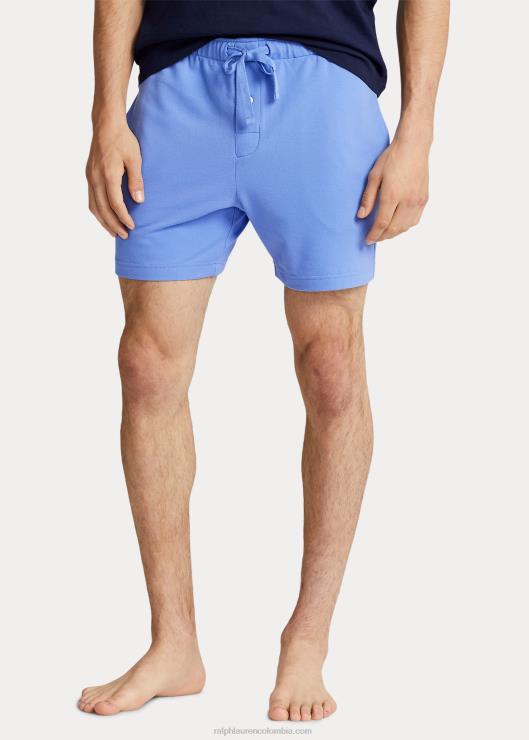pantalón corto de punto de piqué de 6 pulgadas hombres puerto isla azul/azul marino Ralph Lauren 2XR2V317