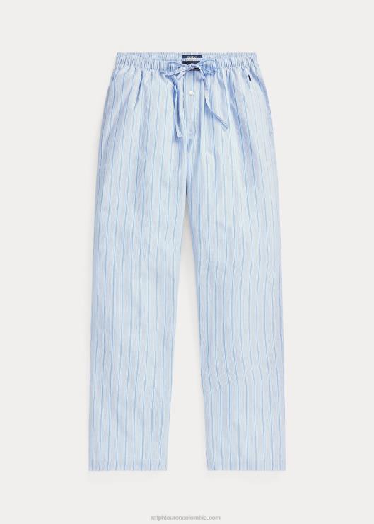 pantalón de pijama de algodón a rayas hombres andrés raya Ralph Lauren 2XR2V8572