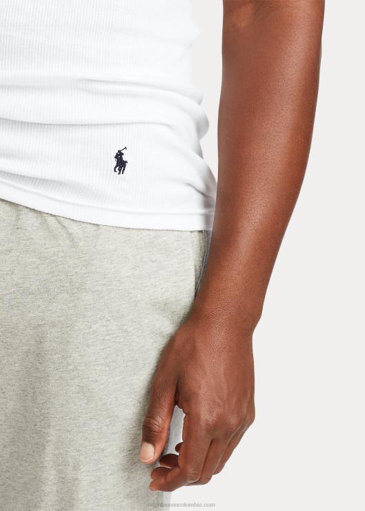 Camiseta interior clásica sin mangas con efecto absorbente, paquete de 3 hombresRalph Lauren 2XR2V1893