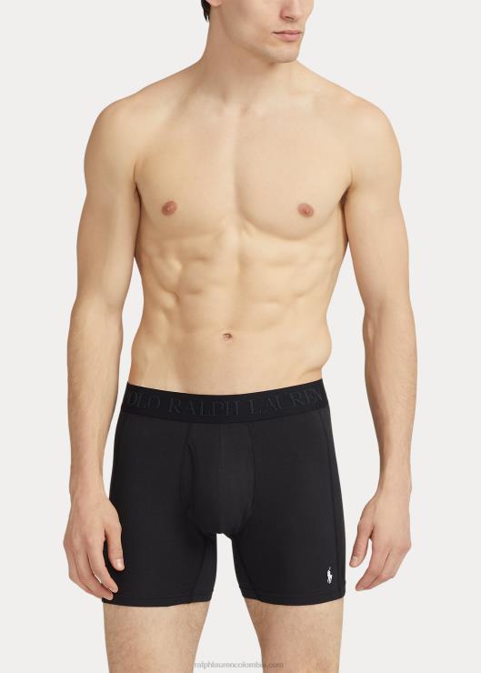 Pack de 3 calzoncillos 4d-flex max flex hombres negro Ralph Lauren 2XR2V609