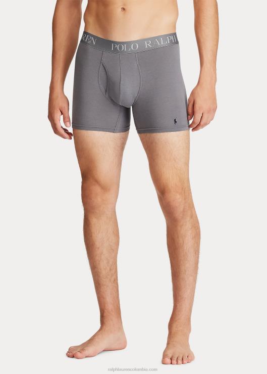 Pack de 3 calzoncillos boxer 4d-flex hombres blanco azul Ralph Lauren 2XR2V273