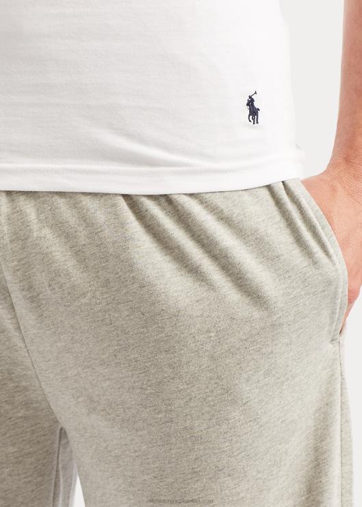 Pack de 5 camisetas interiores finas de algodón con cuello de pico hombres blanco Ralph Lauren 2XR2V260