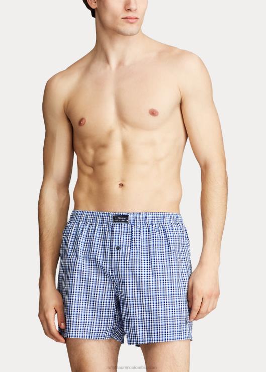 bóxer de algodón tejido hombres tela escocesa de jefferson Ralph Lauren 2XR2V199