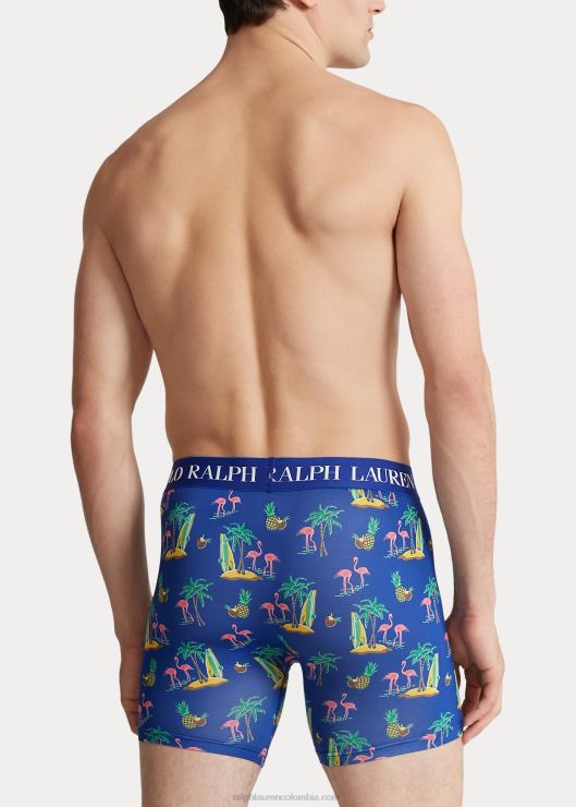 bóxer de microfibra hombres estampado de flamencos de coco Ralph Lauren 2XR2V324