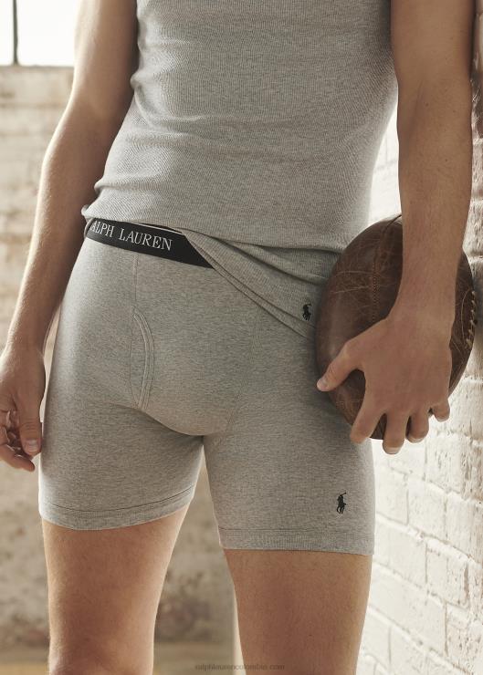 calzoncillos tipo bóxer absorbentes pack de 5 hombres azul/gris/rojo Ralph Lauren 2XR2V270