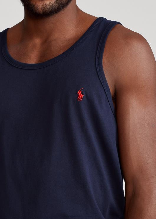 camiseta sin mangas de punto lavado hombres tinta Ralph Lauren 2XR2V1440