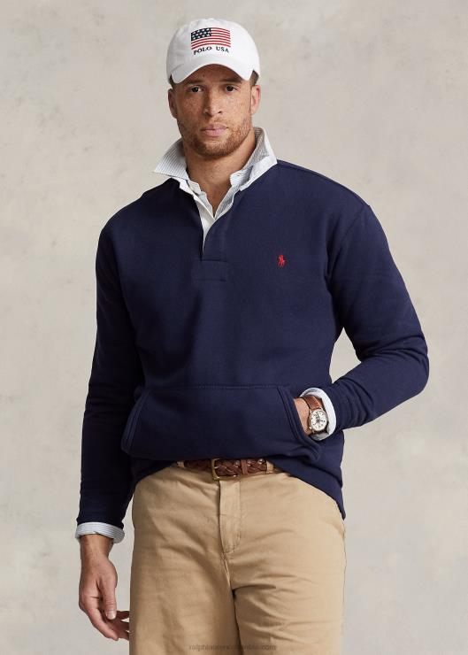 la sudadera de rugby de lana rl hombres marina de crucero Ralph Lauren 2XR2V1399
