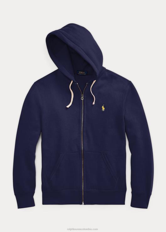 sudadera con capucha y cremallera completa hombres marina de crucero Ralph Lauren 2XR2V390