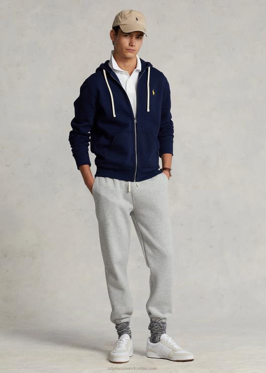 sudadera con capucha y cremallera completa hombres marina de crucero Ralph Lauren 2XR2V390