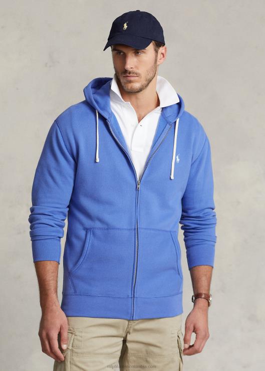 sudadera con capucha y cremallera completa the rl fleece hombres azul piedra de doncella Ralph Lauren 2XR2V1657