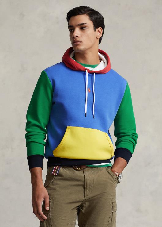sudadera con capucha y diseño colour block hombres maidstone azul multi Ralph Lauren 2XR2V8514