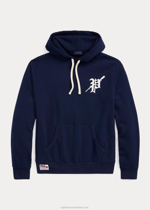 sudadera con capucha y gráfico de polar hombres marina de crucero Ralph Lauren 2XR2V8437