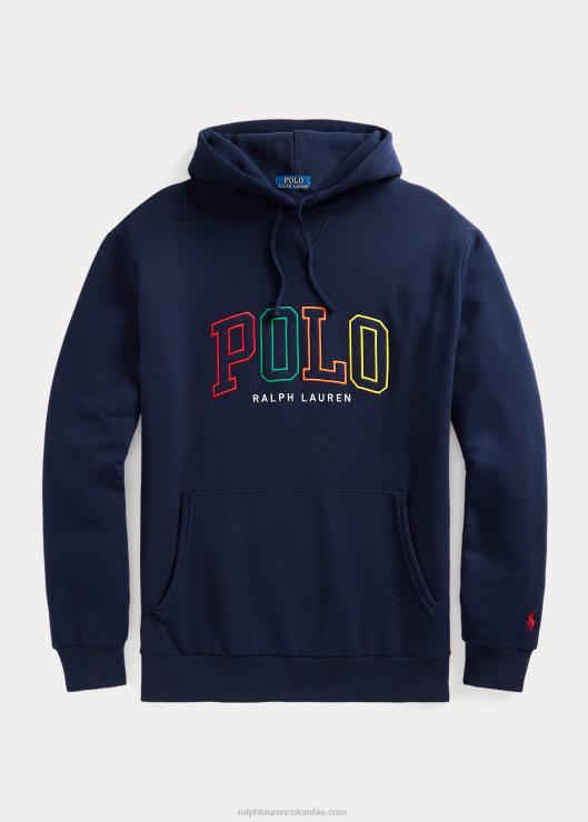 sudadera con capucha y logo de vellón rl hombres marina de crucero Ralph Lauren 2XR2V1632