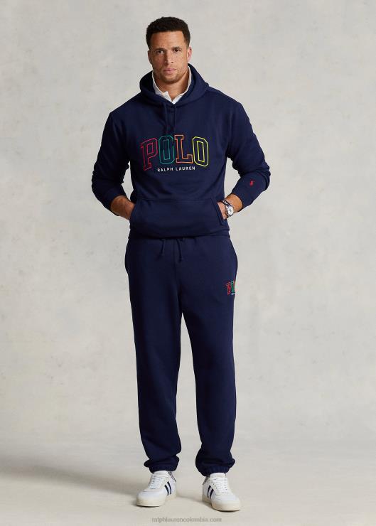 sudadera con capucha y logo de vellón rl hombres marina de crucero Ralph Lauren 2XR2V1632