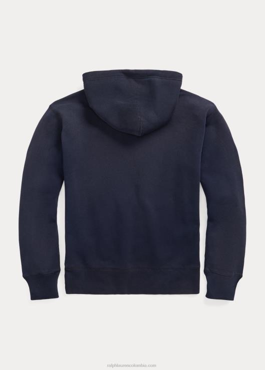 sudadera con capucha y logo hombres azul marino desteñido Ralph Lauren 2XR2V1718