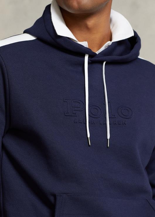 sudadera con capucha y logo hombres marina de crucero Ralph Lauren 2XR2V1128
