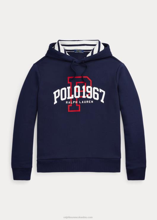 sudadera con capucha y logo hombres marina de crucero Ralph Lauren 2XR2V8590