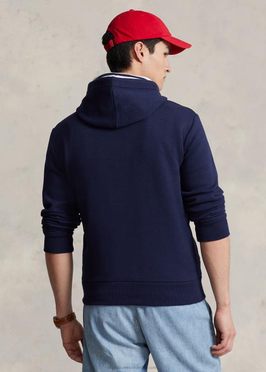 sudadera con capucha y logo hombres marina de crucero Ralph Lauren 2XR2V8590