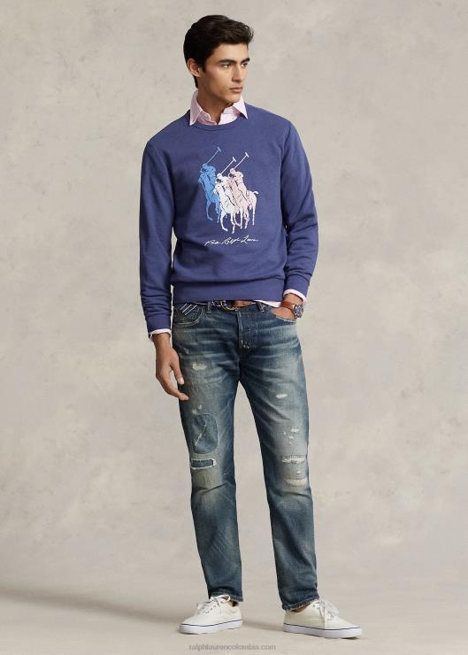 sudadera de polar pony grande hombres cobertizo para botes de la marina Ralph Lauren 2XR2V1014