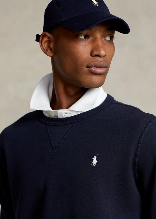 sudadera de punto doble hombres aviador de la marina Ralph Lauren 2XR2V867