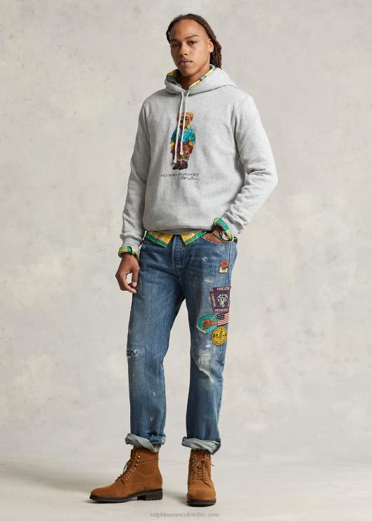 sudadera polar con osito polo hombres y sobre brezo Ralph Lauren 2XR2V8624