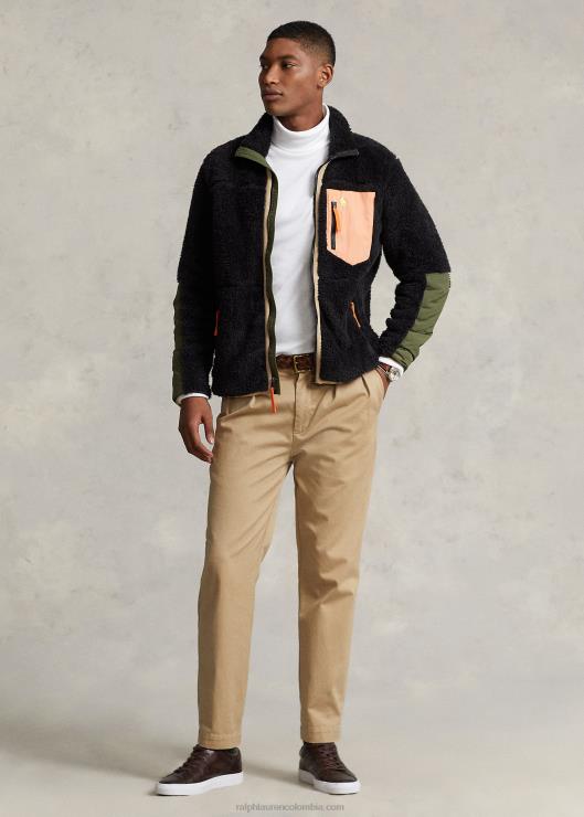 jersey de cuello alto de canalé hombres blanco Ralph Lauren 2XR2V8639