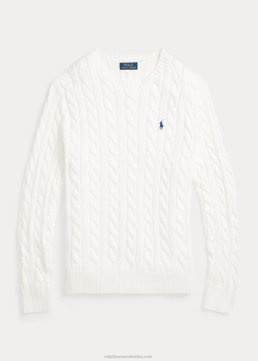 jersey de ochos de algodón hombres blanco Ralph Lauren 2XR2V8413