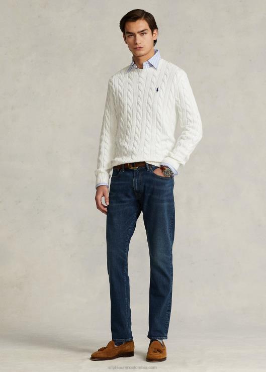 jersey de ochos de algodón hombres blanco Ralph Lauren 2XR2V8413