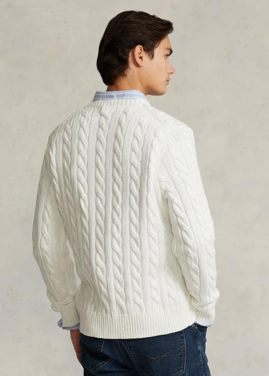 jersey de ochos de algodón hombres blanco Ralph Lauren 2XR2V8413