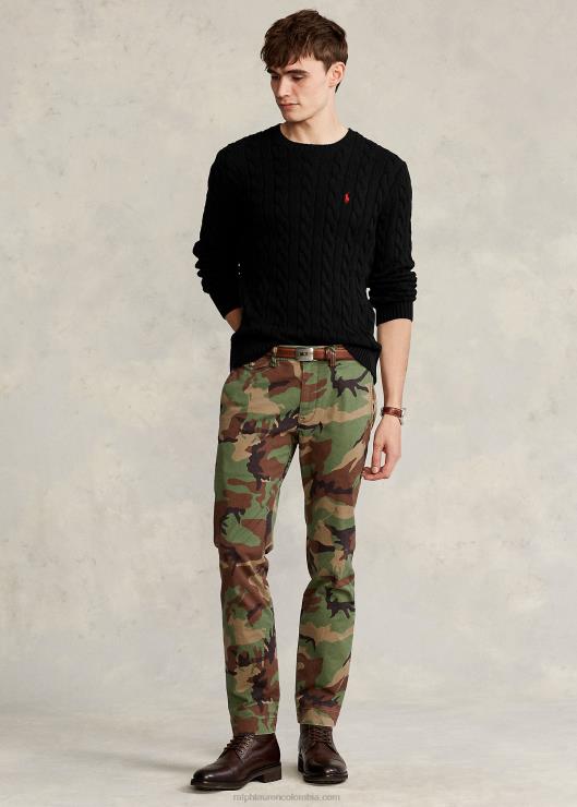 jersey de ochos de algodón hombres negro Ralph Lauren 2XR2V8415