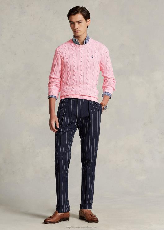 jersey de ochos de algodón hombres rosa carmelo Ralph Lauren 2XR2V8412