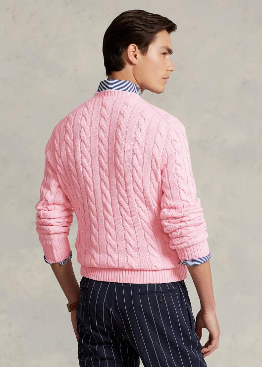 jersey de ochos de algodón hombres rosa carmelo Ralph Lauren 2XR2V8412