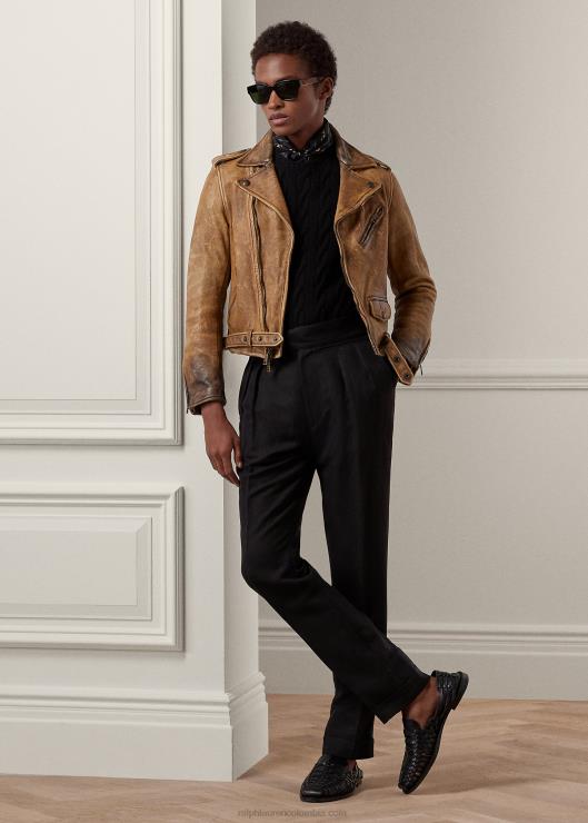 jersey de ochos de cachemir hombres negro clásico Ralph Lauren 2XR2V73